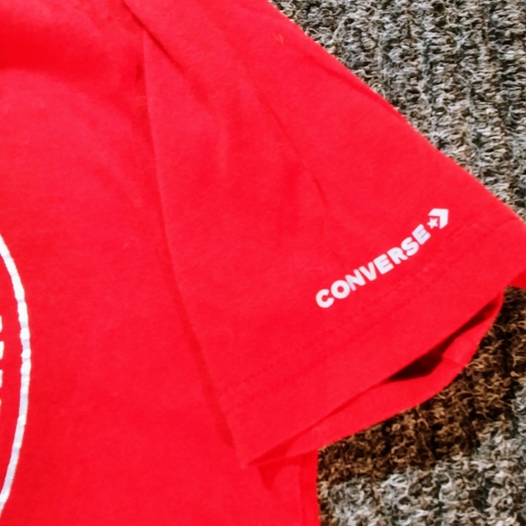 Chuck Taylor Converse All Star Kids Short Sleeve Shirt Medium Age 10-12. - Picture 3 of 8